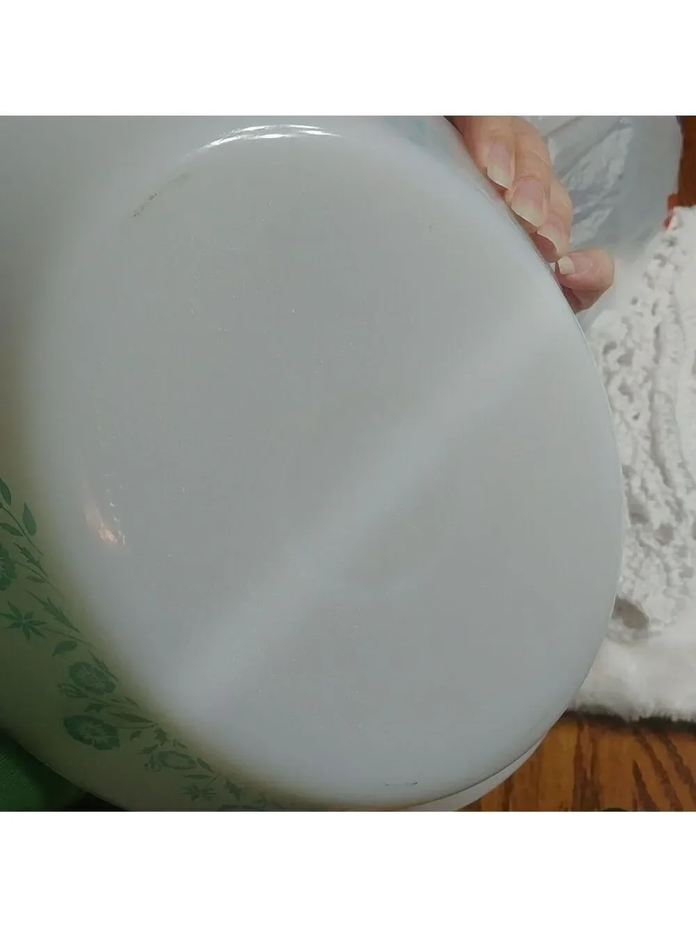 Vintage Sears Maid of Honor Blue Flower Bake & Servewear Dip Dish 1Qt MadeinUSA